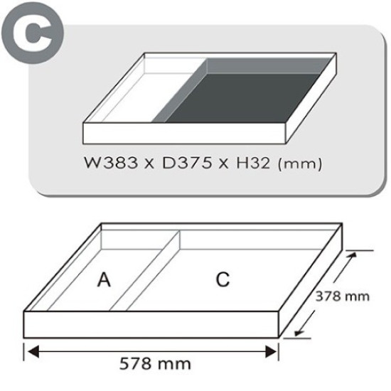 Набор инструмента 1/2" 39ед. (в ложементе) TOPTUL GVC3903