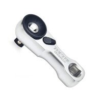 Трещотка 1/4" мини 60 зубцов "гусиная лапка", быстрый диск TOPTUL CHXM0801