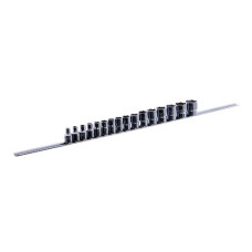 Набор головок 3/8" 16ед. 6~22мм (на планке) TOPTUL GAAQ1201U