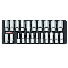 Набор головок длинных 1/2" 8-32мм 22ед. (в ложементе) TOPTUL GAAT2202