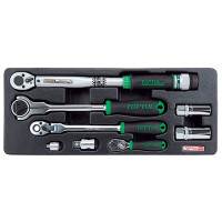 Набор инструмента комбинированного 8 ед. (ложементе) TOPTUL GCAT0803
