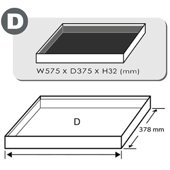 Набор инструмента 1/4", 3/8", 1/2"  126ед. (в ложементе) TOPTUL GEDC611