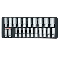 Набор головок длинных 1/2" 8-32мм 22ед. (в ложементе) TOPTUL GAAT2202
