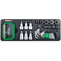 Набор инструмента TORX и бит в ложементе 65ед. TOPTUL GAAT6502 Набор инструмента TORX и бит в ложементе 65ед. TOPTUL GAAT6502