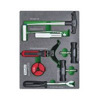 Набор для демонтажа стекол 7 ед. (в ложементе, тип B) TOPTUL GEB0708 Набор для демонтажа стекол 7 ед. (в ложементе, тип B) TOPTUL GEB0708