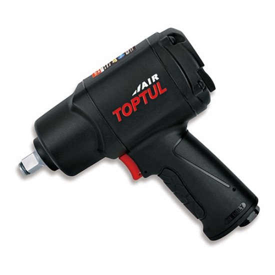 Пневмогайковерт 1/2" 1288Nm 8500об/хв 1,65 кг Super Duty TOPTUL KSAC1680