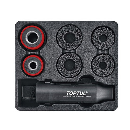 Набор инструмента для чистки колесных шпилек и ступиц 8ед. TOPTUL JGAT0802