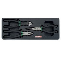 Набор пассатижей 3ед. (в ложементе) TOPTUL GBAT0304