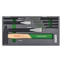 Набор инструмента комбинированный 8ед. (в ложементе) TOPTUL GEA0811