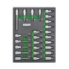 Набор бит впресованных в головку 1/2" 25ед. (в ложементе) TOPTUL GEB2501