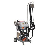 Споттер 380V, 9900A, ж/к дисплей, автом.режимы, пневмоклещи для 2-сторонней сварки G.I.KRAFT GI12113X