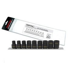 Набор головок для поврежденных гаек 9 ед. 1/2" TOPTUL GAAG0903