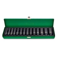 Набор головок ударных длинных 1/2" 10-32мм 14ед. TOPTUL GDAD1401