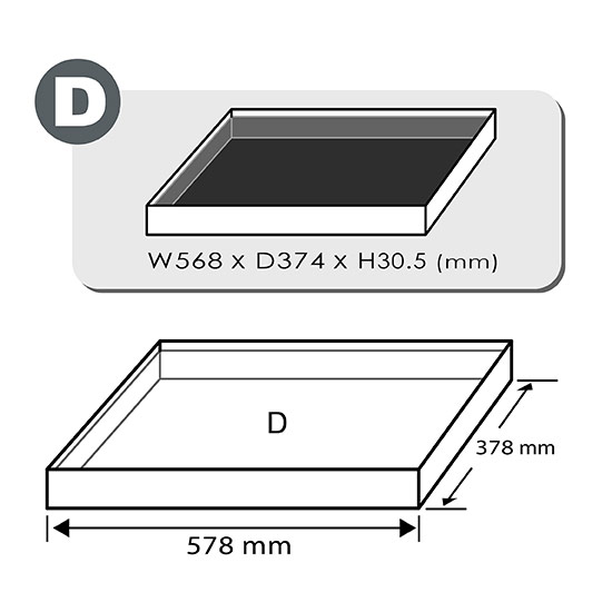 Набор инструмента 1/4", 1/2"  117ед (в ложементе, тип D) TOPTUL GED1171