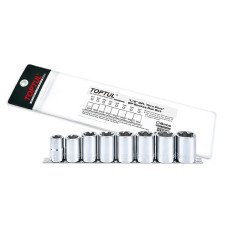 Набор головок Torx Plus EP 1/2" EP18-EP32 8ед. TOPTUL GAAG0810