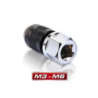 Держатель для метчиков регулируемый 2.5-5.0мм, M3-M6 TOPTUL JJBX0106 Держатель для метчиков регулируемый 2.5-5.0мм, M3-M6 TOPTUL JJBX0106