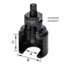 Съемник шаровых опор 39х58мм TOPTUL JEAB0939