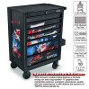 Тележка для инструмента 7 секций Special Limited Edition-BLACK TOPTUL TCAQ0707