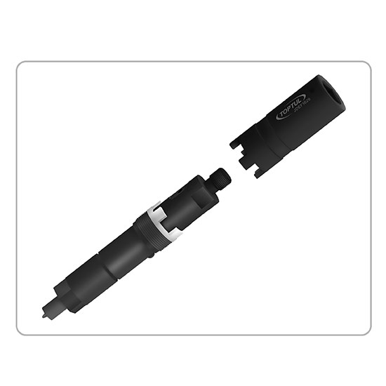 Головка 1/2" для клапана дизельной форсунки MAN, Mercedes-Benz, Scania TOPTUL JDEF1629