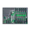 Набор инструмента комбинированный 114ед. (в ложементе, тип D) TOPTUL GEDB431