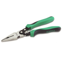 Плоскогубцы с удлиненными губками 8,5" с удвоенным усилием TOPTUL DFBE228E