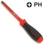 Отвертка крестовая PH0 x 75мм изолированная (1000V) TOPTUL FBEB0008
