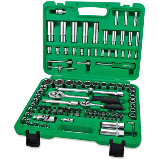 Набір інструменту 1/4" та 1/2" 108шт. (6-гр.) TOPTUL GCAI108R