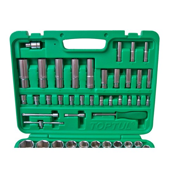 Набір інструменту 1/4" та 1/2" 108шт. (6-гр.) TOPTUL GCAI108R