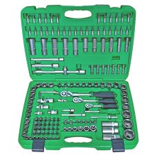 Набір інструменту комбінований 1/4" та 3/8" та 1/2" 151шт. TOPTUL GCAI151R