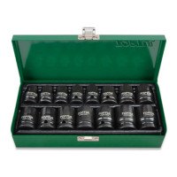 Набор головок ударных 1/2" 10-24мм 15ед. TOPTUL GDAD1501