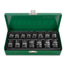 Набор головок ударных 1/2" 10-24мм 15ед. TOPTUL GDAD1501