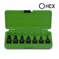 Набор головок ударных HEX 1/2" 4-14мм 7ед. TOPTUL GDAI0702