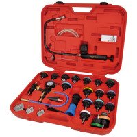 Набор для тестирования давления в радиаторе (многофункциональный) 28 ед. TOPTUL JGAI2801 Набор для тестирования давления в радиаторе (многофункциональный) 28 ед. TOPTUL JGAI2801