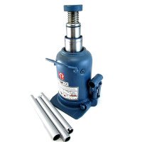 Домкрат бутылочный профессиональный двухштоковый 12т 240-590 мм TH812001 TORIN