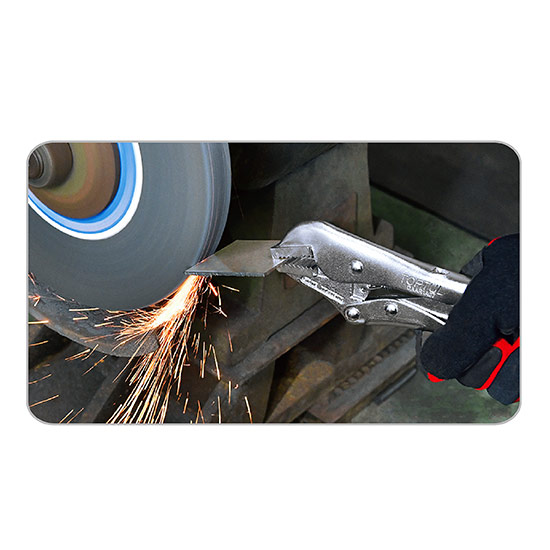 Клещи зажимные с фиксатором 180мм TOPTUL DAAR1A07