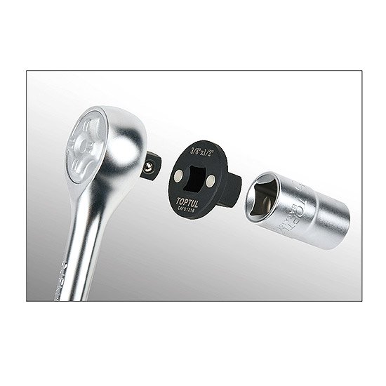 Набір перехідників магнітних 1/4"-1" 4шт. TOPTUL GAAR0404
