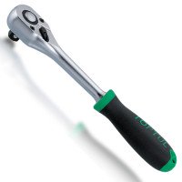 Трещотка 1/2" 36 зубцов (прорезиненная ручка) TOPTUL CJBG1627