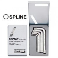 Набор ключей Spline Г-образных M5-M12 TOPTUL GAAD0501