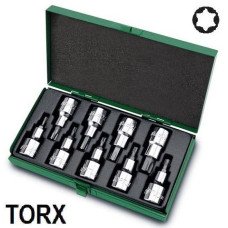 Набор бит впрессованных в головку 1/2" TORX Т20-Т60 TOPTUL GAAD0903