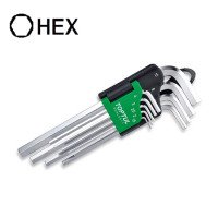 Набор шестигранников длинных 9ед. 1,5-10мм TOPTUL GAAL0911 Набор шестигранников длинных 9ед. 1,5-10мм TOPTUL GAAL0911