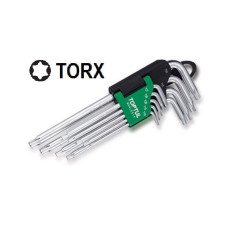 Набір Г-обр. ключів TORX T10-T50 9шт. довгих TOPTUL GAAL0914