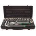 Набор инструмента 1/2" (дюймовые+метрические головы) 38 ед. TOPTUL GBB38190