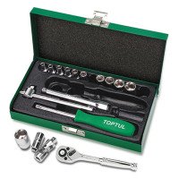 Набор инструмента 1/4" 17 ед. TOPTUL GCAD1701