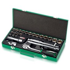 Набір інструменту 1/2" 26шт. (6pt) TOPTUL GCAD2601