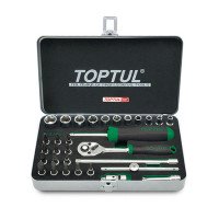 Набор инструмента 1/4" 31 ед. TOPTUL GCAD3101