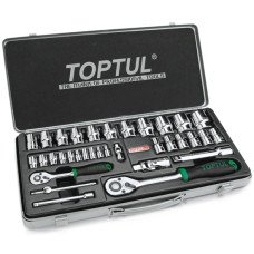 Набір інструменту 1/4" та 1/2" 34шт. TOPTUL GCAD3401