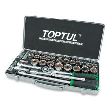 Набір інструменту 1/2" (дюйм + метр.) 43шт. TOPTUL GCAD4303