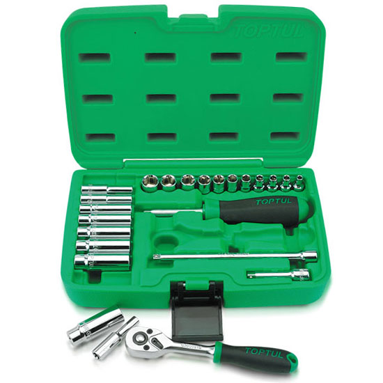 Набор инструмента 1/4" 24 ед. TOPTUL GCAI2403