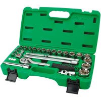 Набор инструмента 1/2" 28 ед. со светящимся переходником TOPTUL GCAI2801 Набор инструмента 1/2" 28 ед. со светящимся переходником TOPTUL GCAI2801