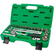 Набір інструменту 1/2" 28шт. Зі світловим переходником TOPTUL GCAI2801